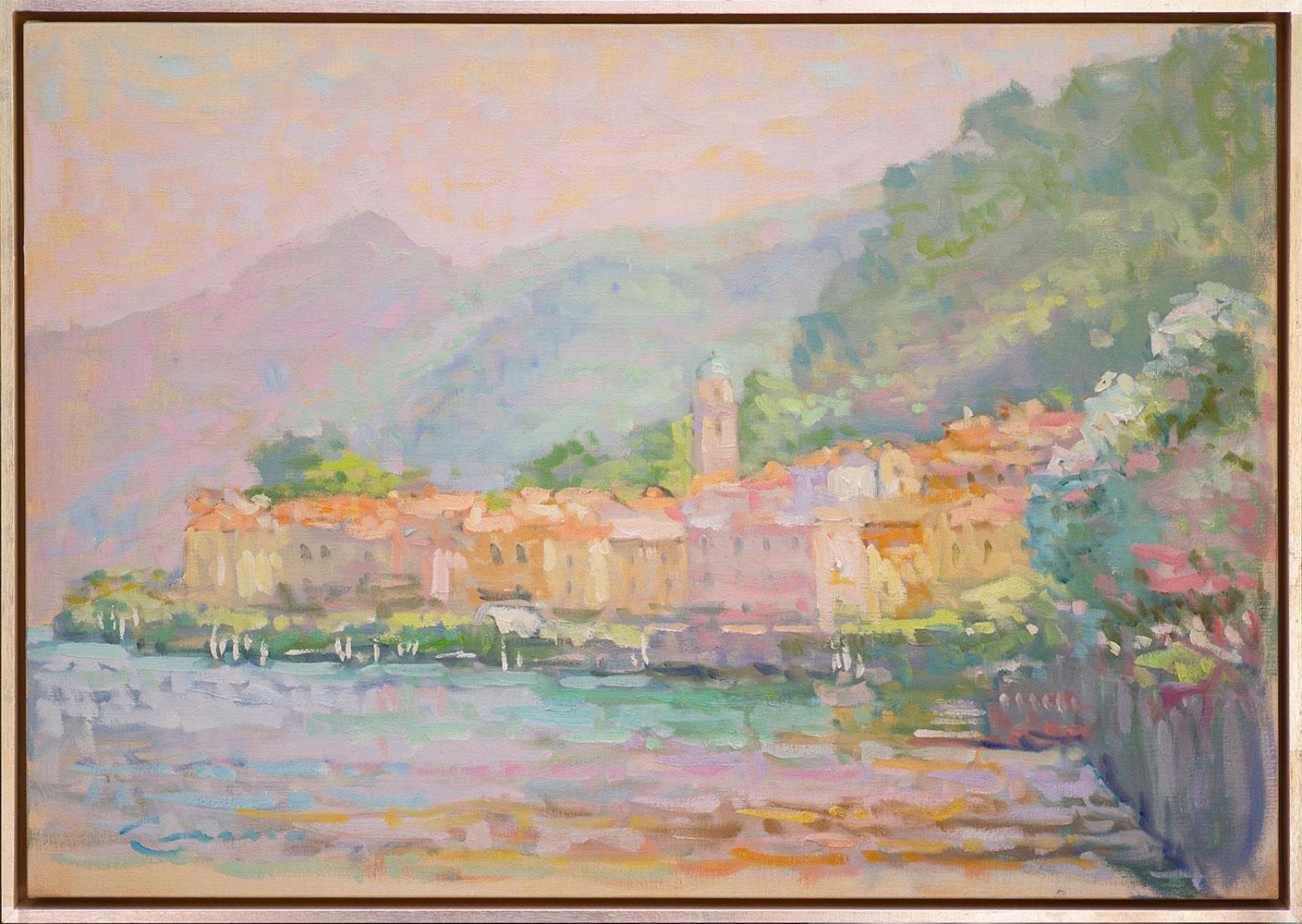 Jerry Fresia Landscape Painting - "June Sonata" – Impressionist landscape painting, oil on canvas, plein air