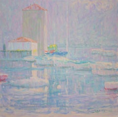 Morning Fascination – Impressionist landscape painting, oil on canvas, plein air