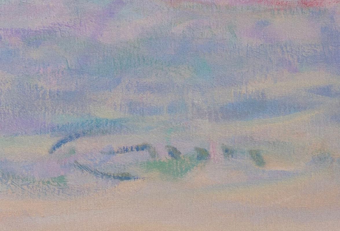Morning Fascination – Impressionist landscape painting, oil on canvas, plein air 4