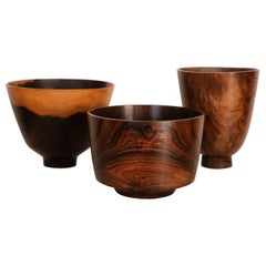 Jerry Glaser California Design Artist Wood Vases