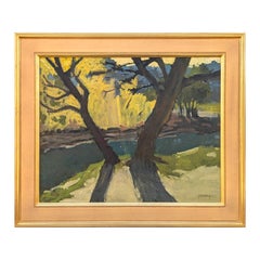 "Open Landscape" Contemporary Realistic East Texas Nature Landscape Painting