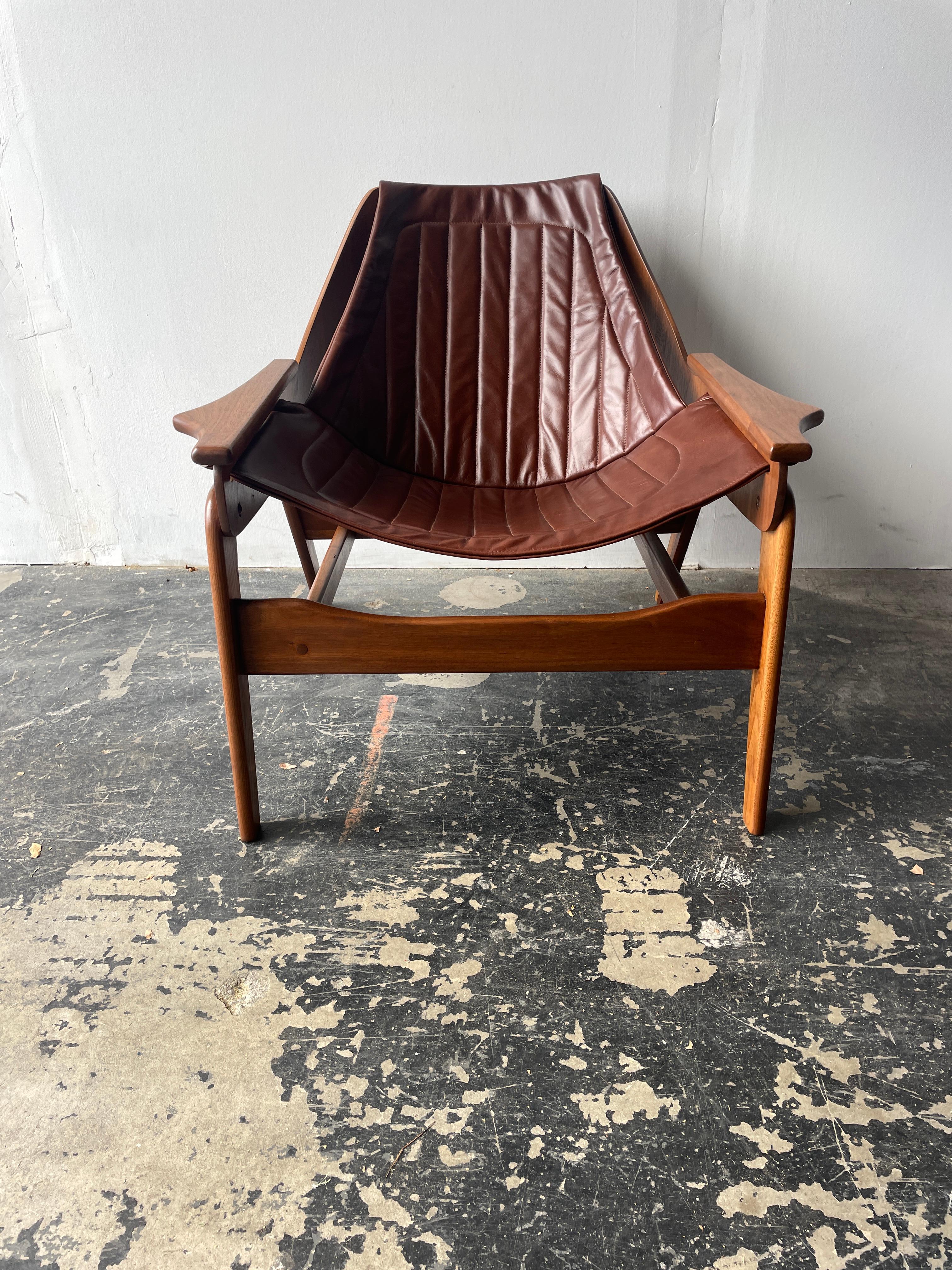 Mid-Century Modern Jerry Johnson Bentwood Lounge Chair