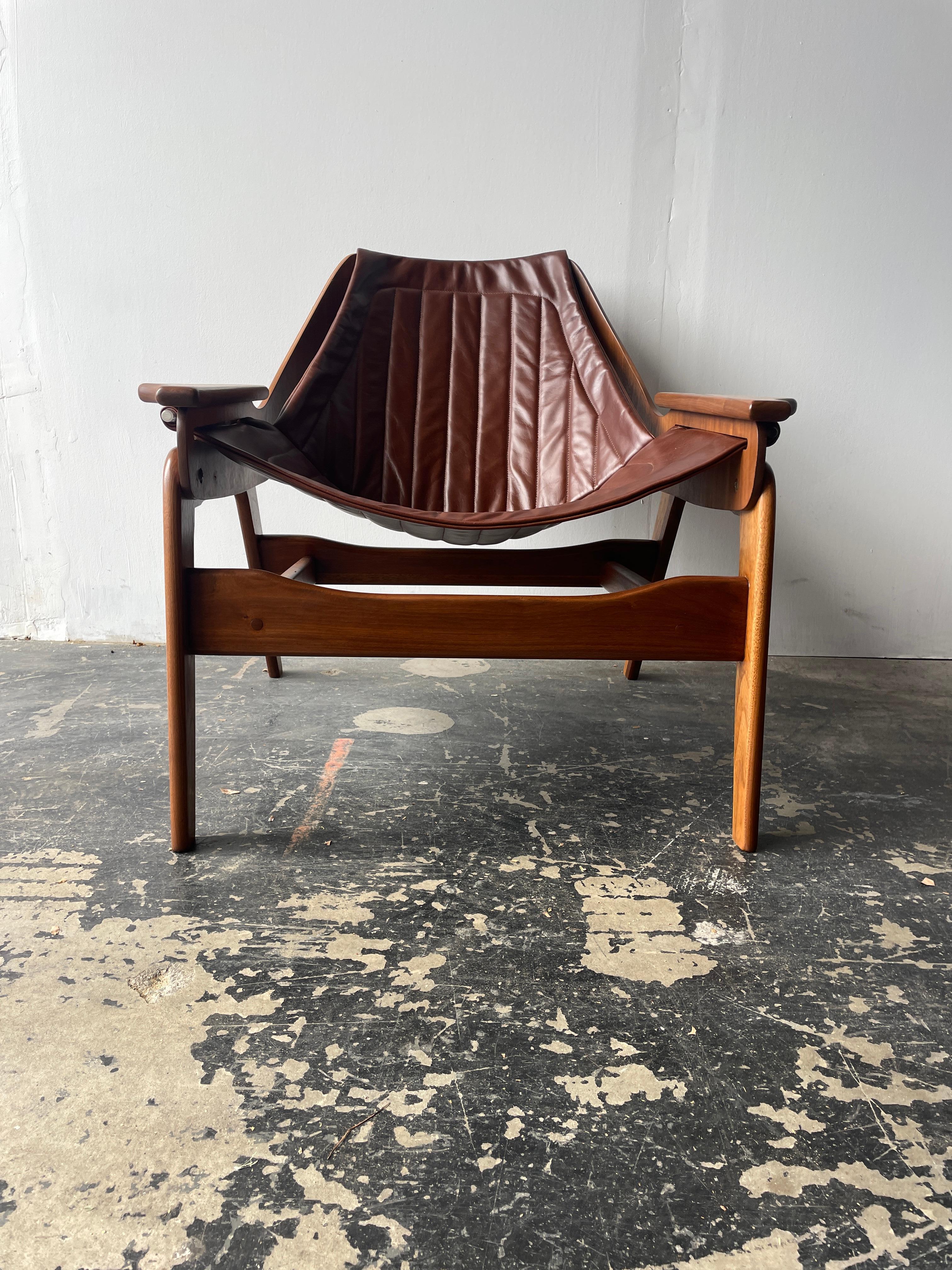 American Jerry Johnson Bentwood Lounge Chair