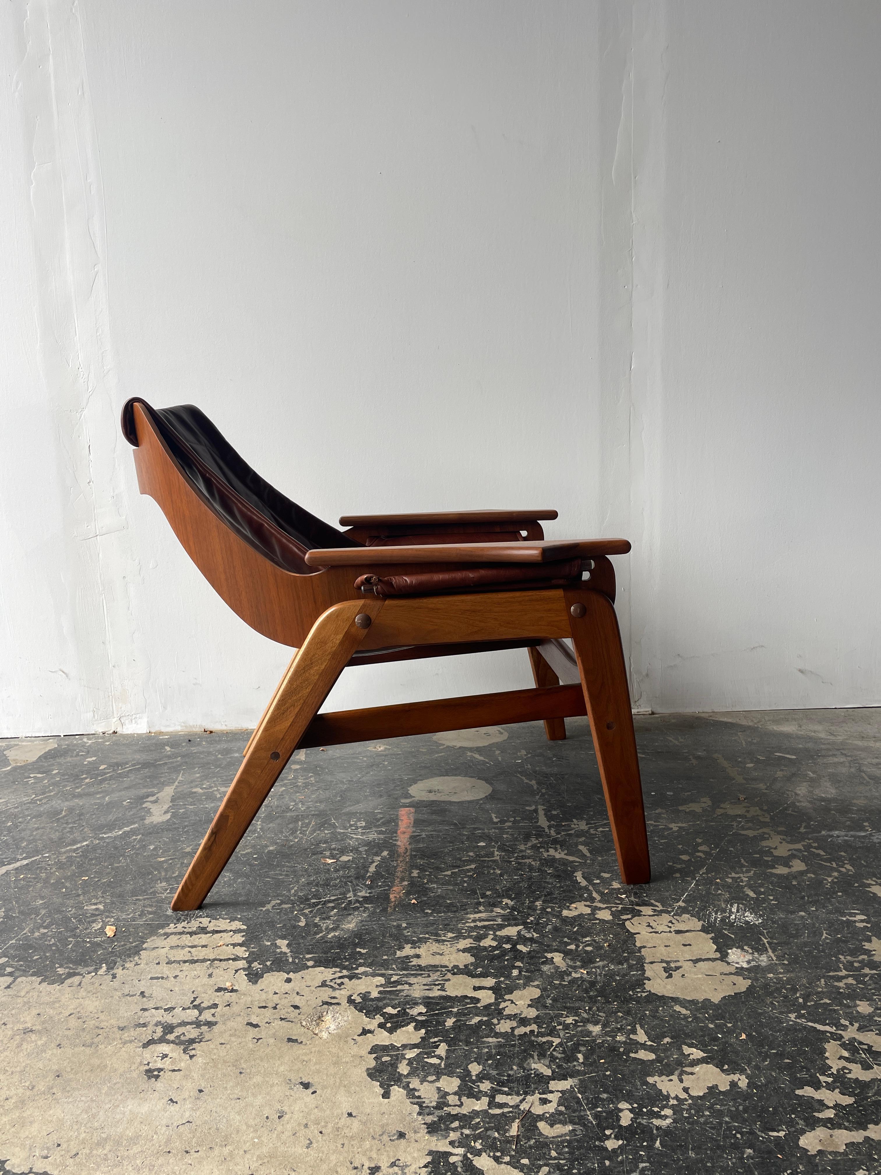 Mid-20th Century Jerry Johnson Bentwood Lounge Chair