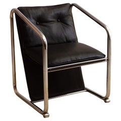 Jerry Johnson Chrome Sling Chair