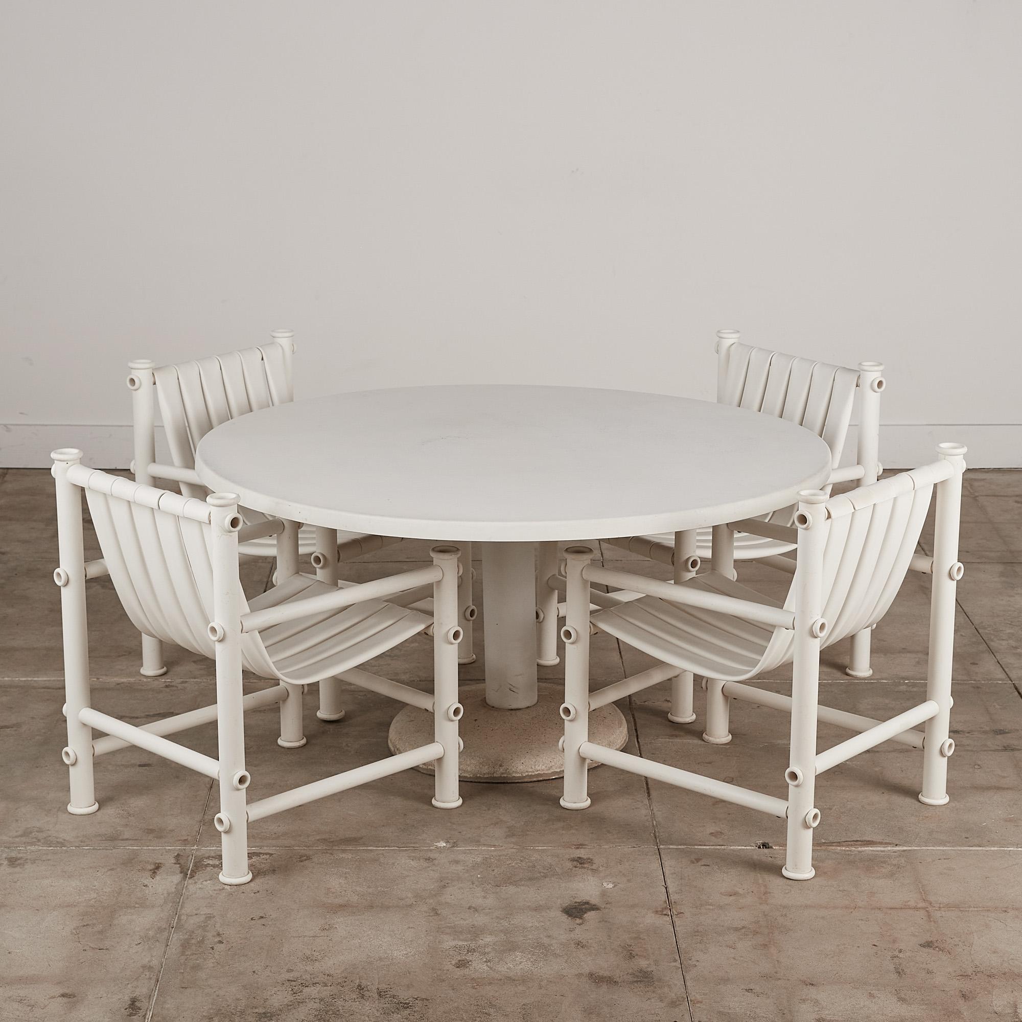 California-made dining set by Jerry Johnson for Landes Inc., c.1968. The 