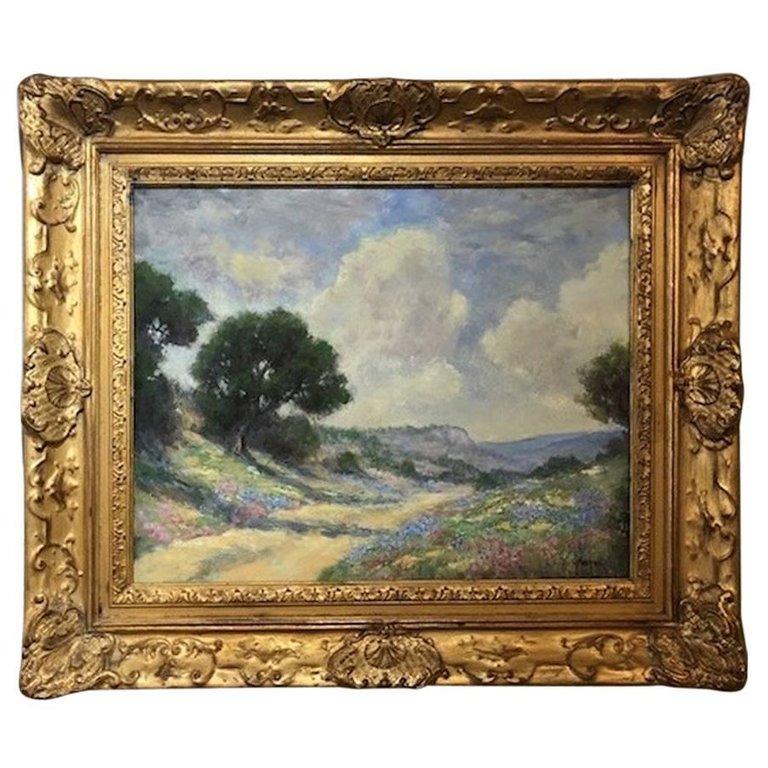 Jerry Malzahn Landscape Painting - Bluebonnets