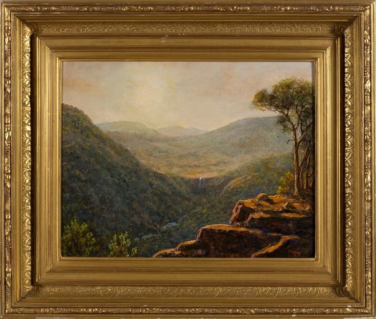 Kaaterskill Clove from Inspiration Point - Painting by Jerry Malzahn