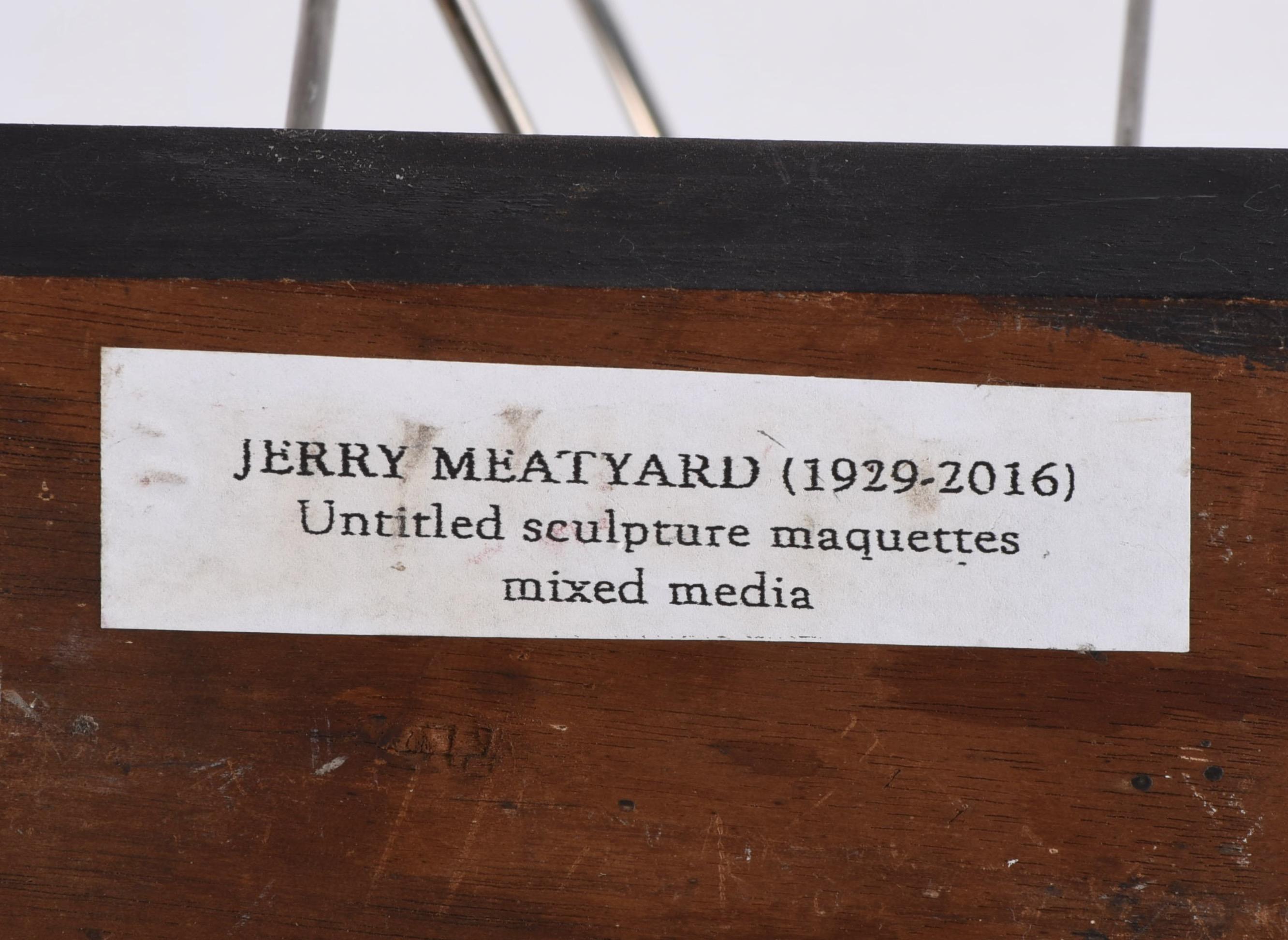 Mid-Century moderno Jerry Meatyard (1929-2016) Scultura astratta modernista in metallo in vendita