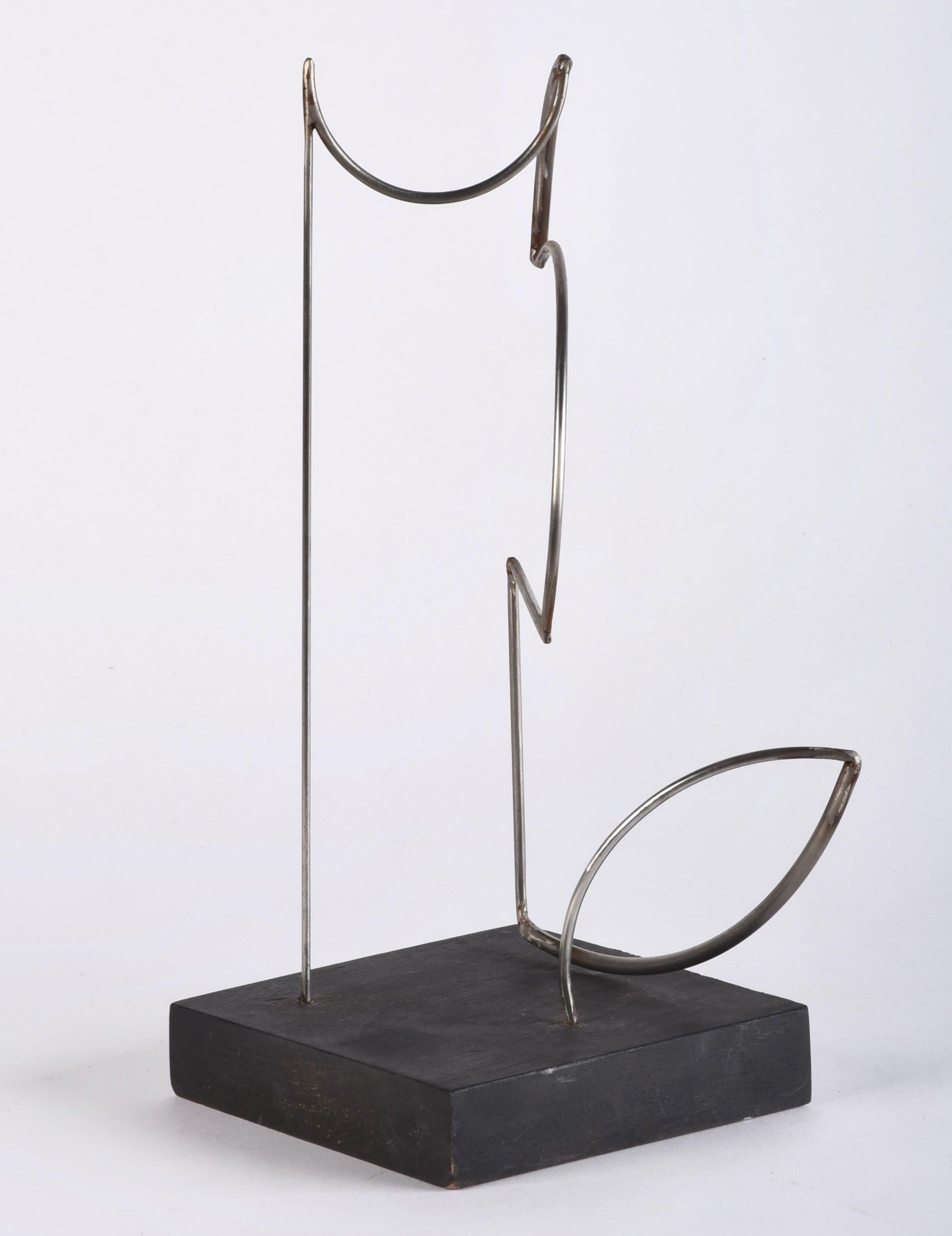 20th Century Jerry Meatyard (1929-2016) Abstract Modernist Metal Sculpture  For Sale