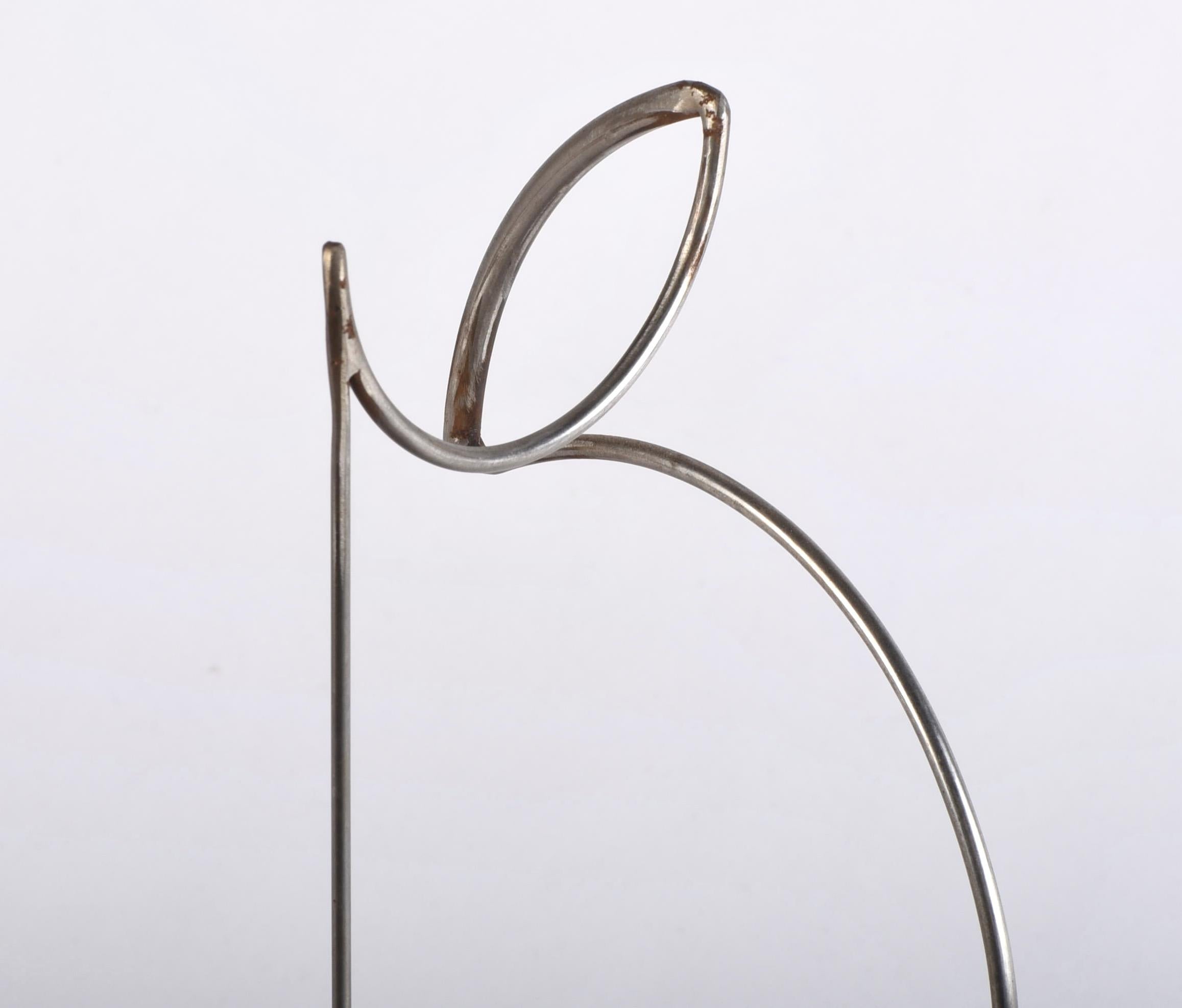 Jerry Meatyard (1929-2016) Scultura astratta modernista in metallo in vendita 1
