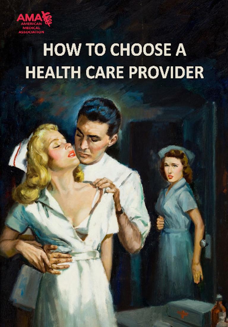 Jerry Meyer Figurative Print - How To Choose a Health Care Provider