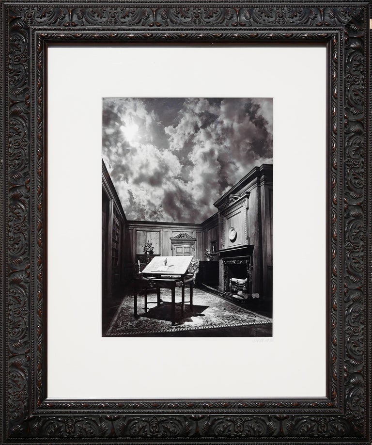 Jerry N. Uelsmann "Untitled (Philosopher's Desk)" Black and White
