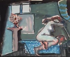 'In a Blue Room', Post-Impressionist Interior, Cincinnati Art Museum, Brooklyn  
