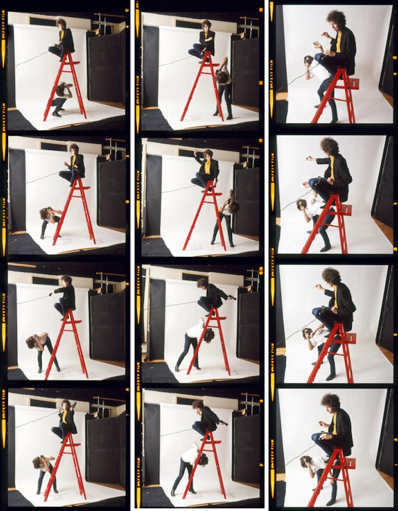 Jerry Schatzberg - Bob Dylan, Red Ladder Contact, 1965, imprimé d'après
