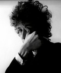 Jerry Schatzberg - Bob Dylan, Pollice nell'occhio, fotografia 1965, stampa successiva