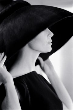 Jerry Schatzberg - Large Hat Profile, Photography 1962, Printed After