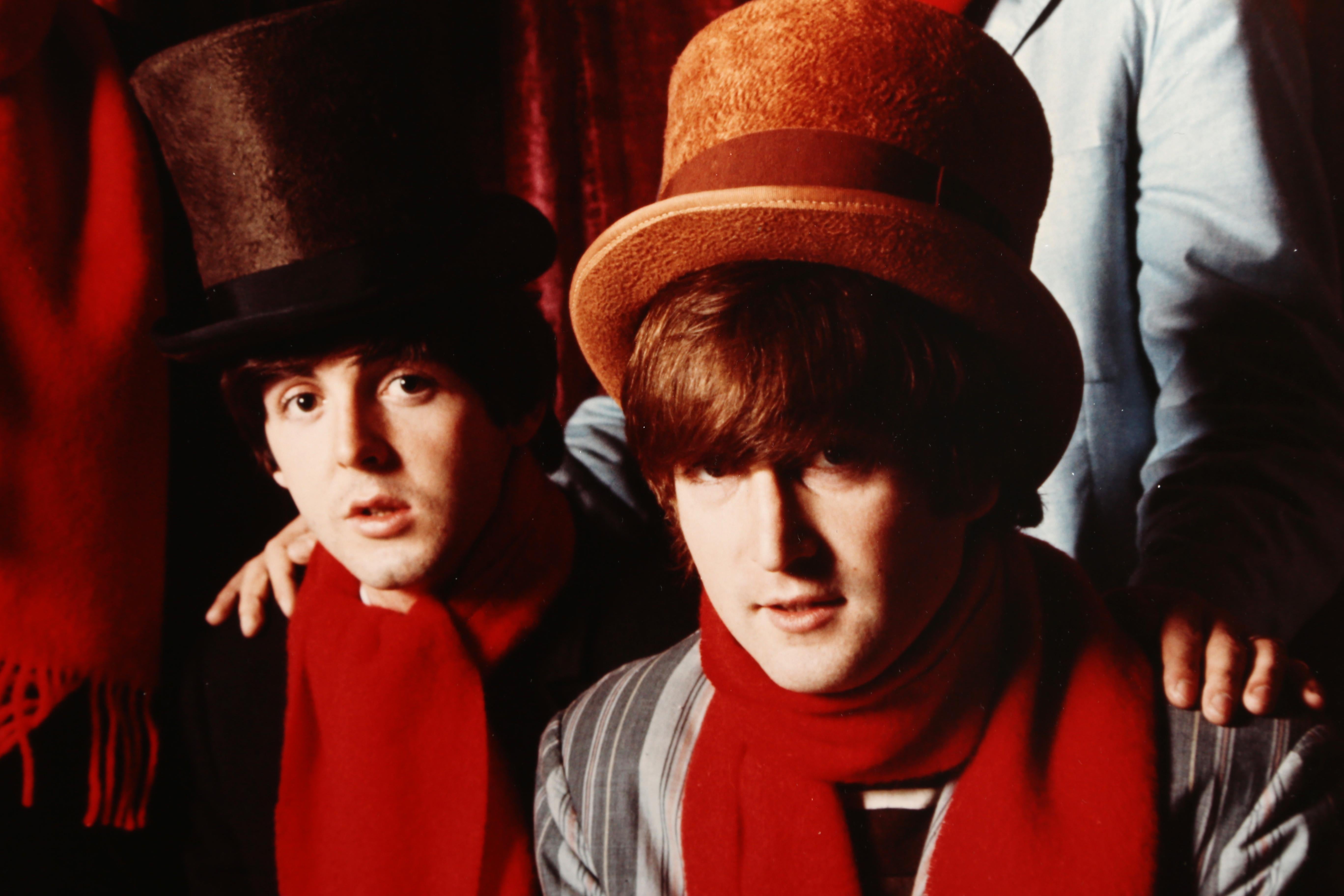 The Beatles Xmas, Photograph by Jerry Schatzberg 1