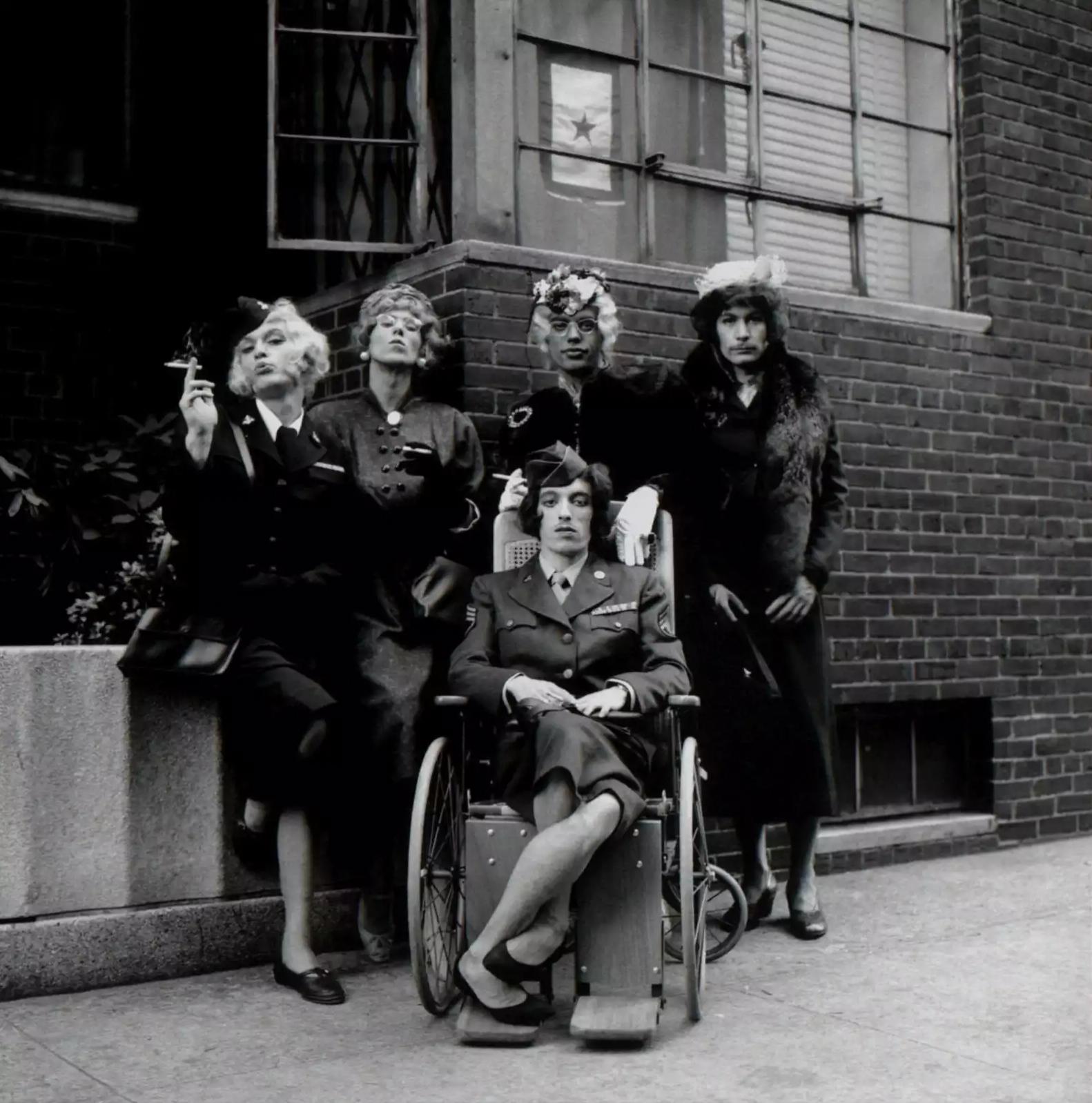 The Rolling Stones In Drag - Photograph by Jerry Shatzberg