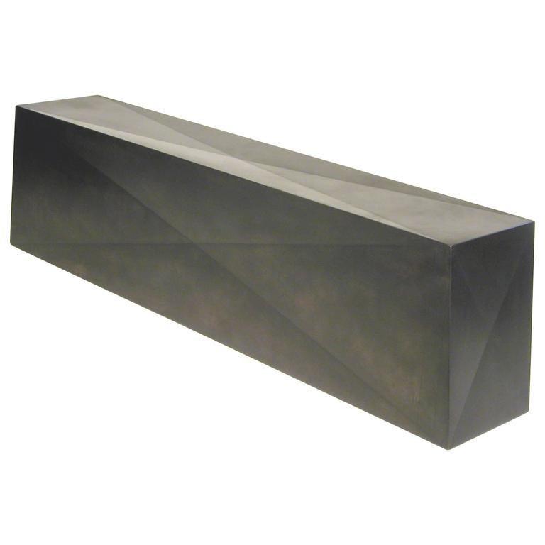 Patinated Jerry Three Places Bench by Stephane Duccateau, France, 2007 For Sale