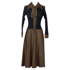 Kleid aus Jersey und Mesh, 1965