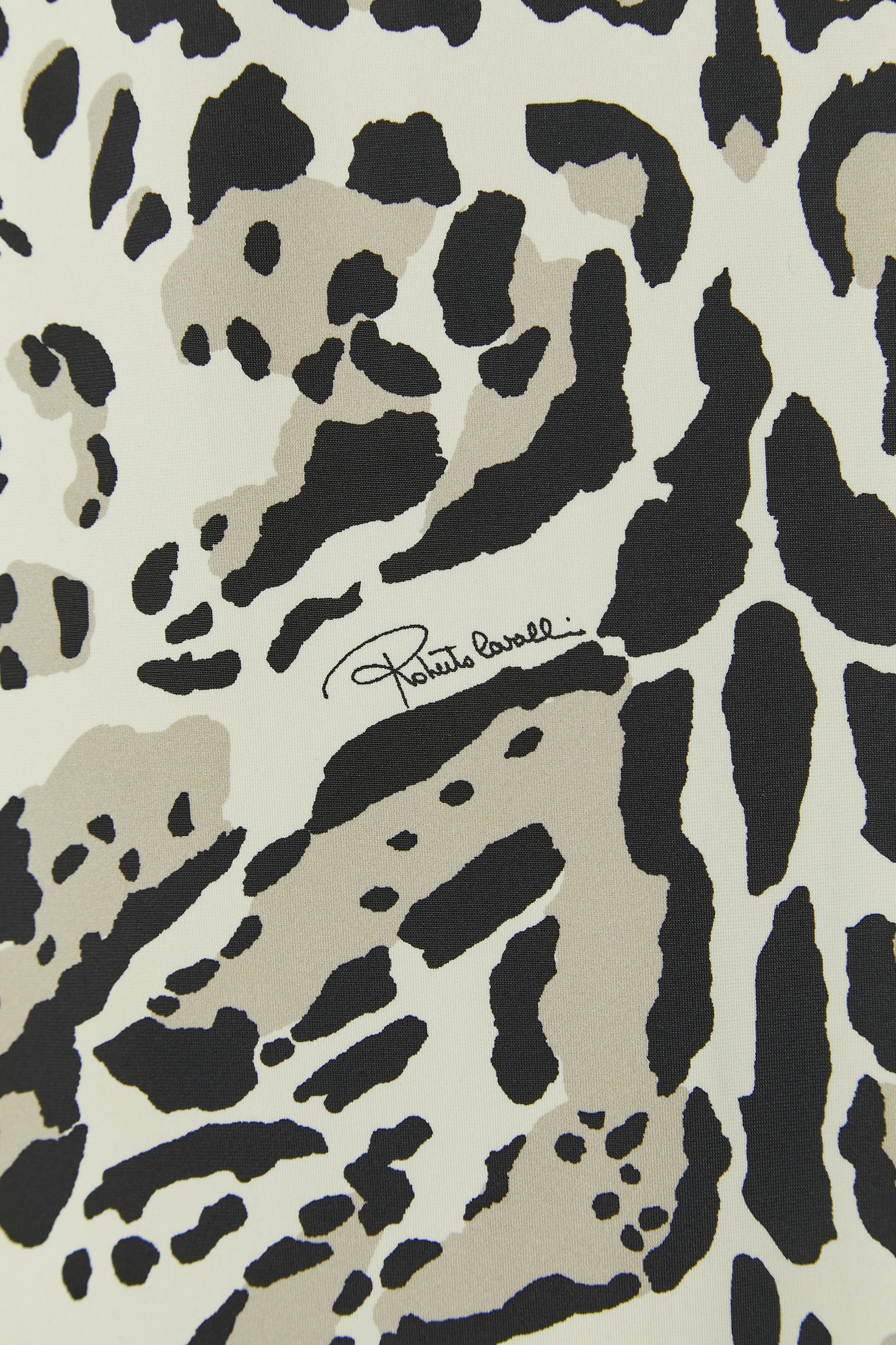 Abito da sera in jersey con stampa animalier Roberto Cavalli In condizioni ottime in vendita a Saint-Ouen-Sur-Seine, FR