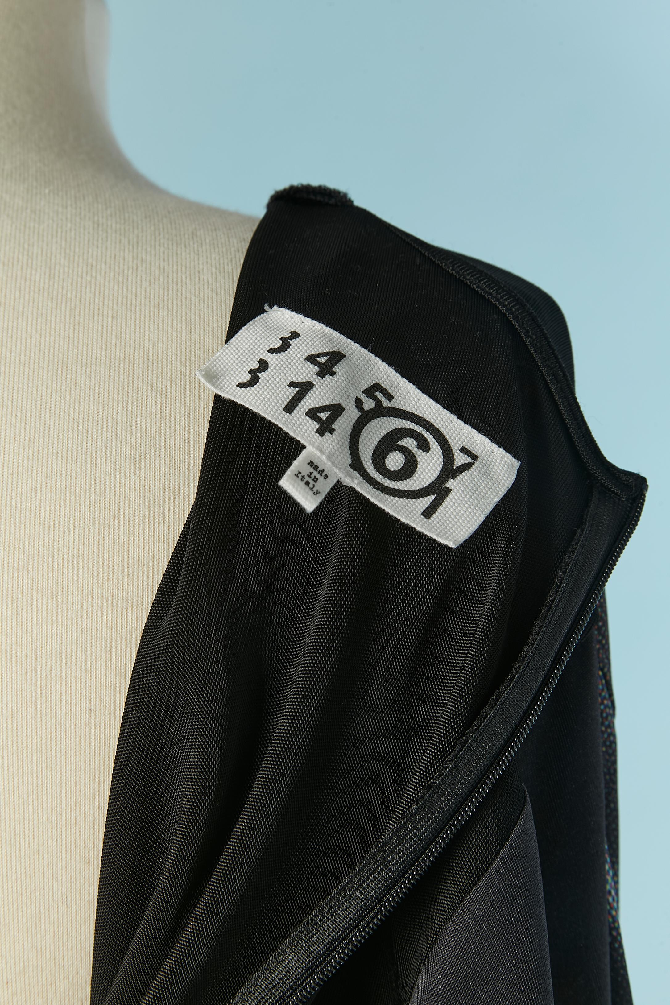 Tuta in jersey con stampa trompe l'oeil MM6 Maison Margiela in vendita 2