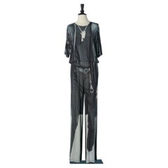 Jersey jumpsuit with Trompe l'oeil print MM6 MAISON MARGIELA