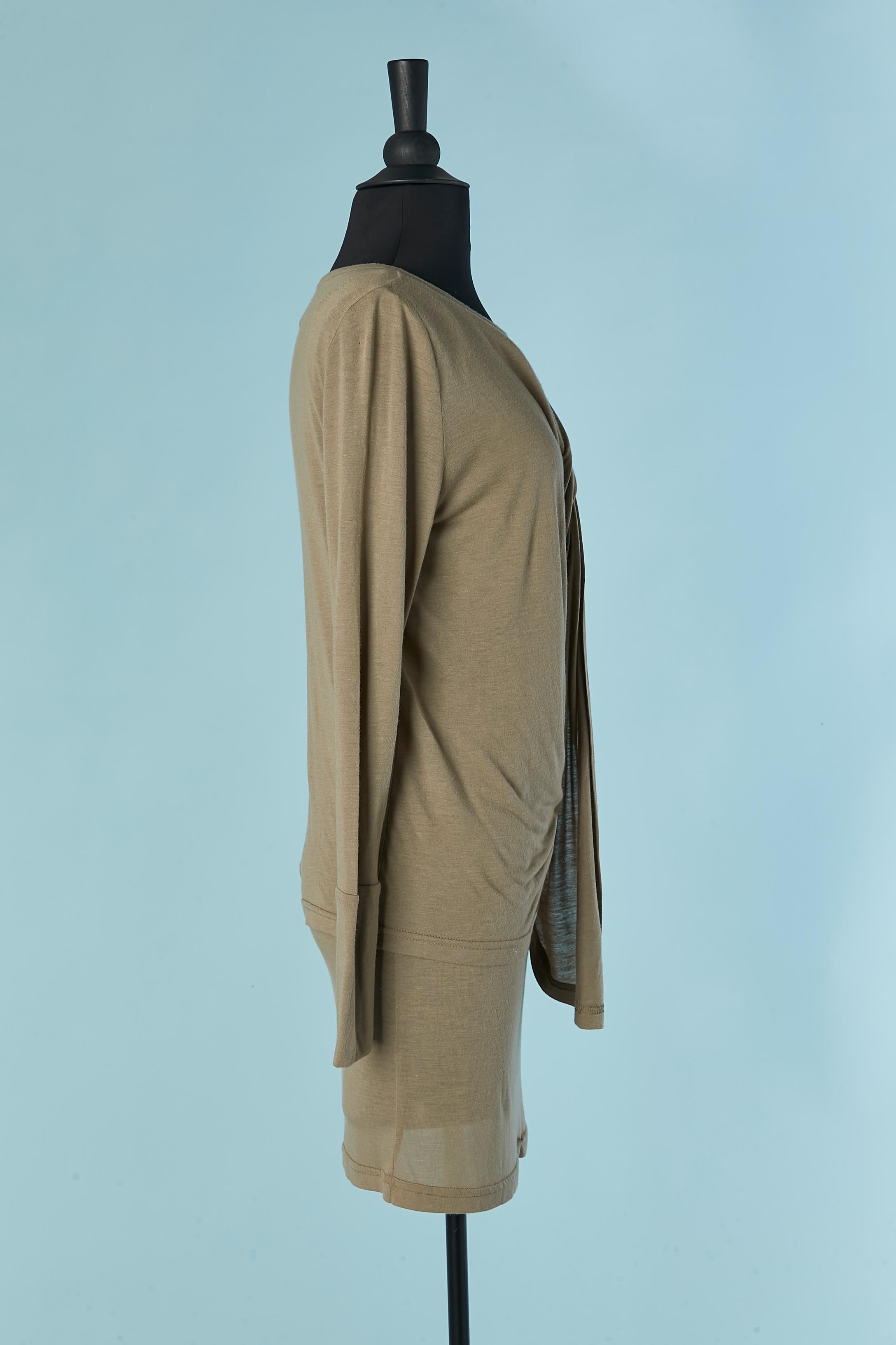 Jersey mini-dress with twisted tee-shirt  MM6 Maison Martin Margiela en venta 1