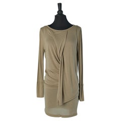 Jersey mini-dress with twisted tee-shirt  MM6 Maison Martin Margiela