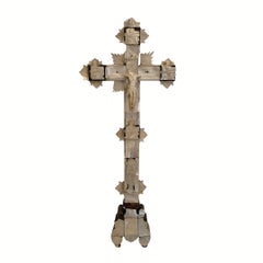 Jerusalem Cross, or Stations of the Cross, crafted with an olive wood core