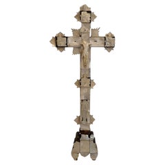 Jerusalem Cross, or Stations of the Cross, crafted with an olive wood core