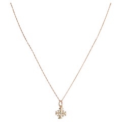 Jerusalem Cross Pendant in 14-karat Yellow Gold