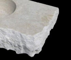 Jerusalem Gold Limestone Sink Basin