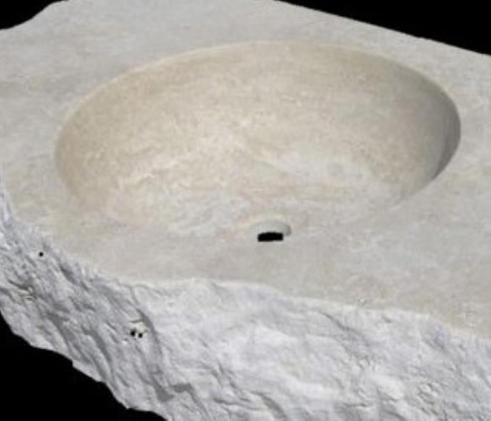 Lavabo de piedra caliza Jerusalem Gold en Nuevo estado para la venta en Cranbrook, Kent