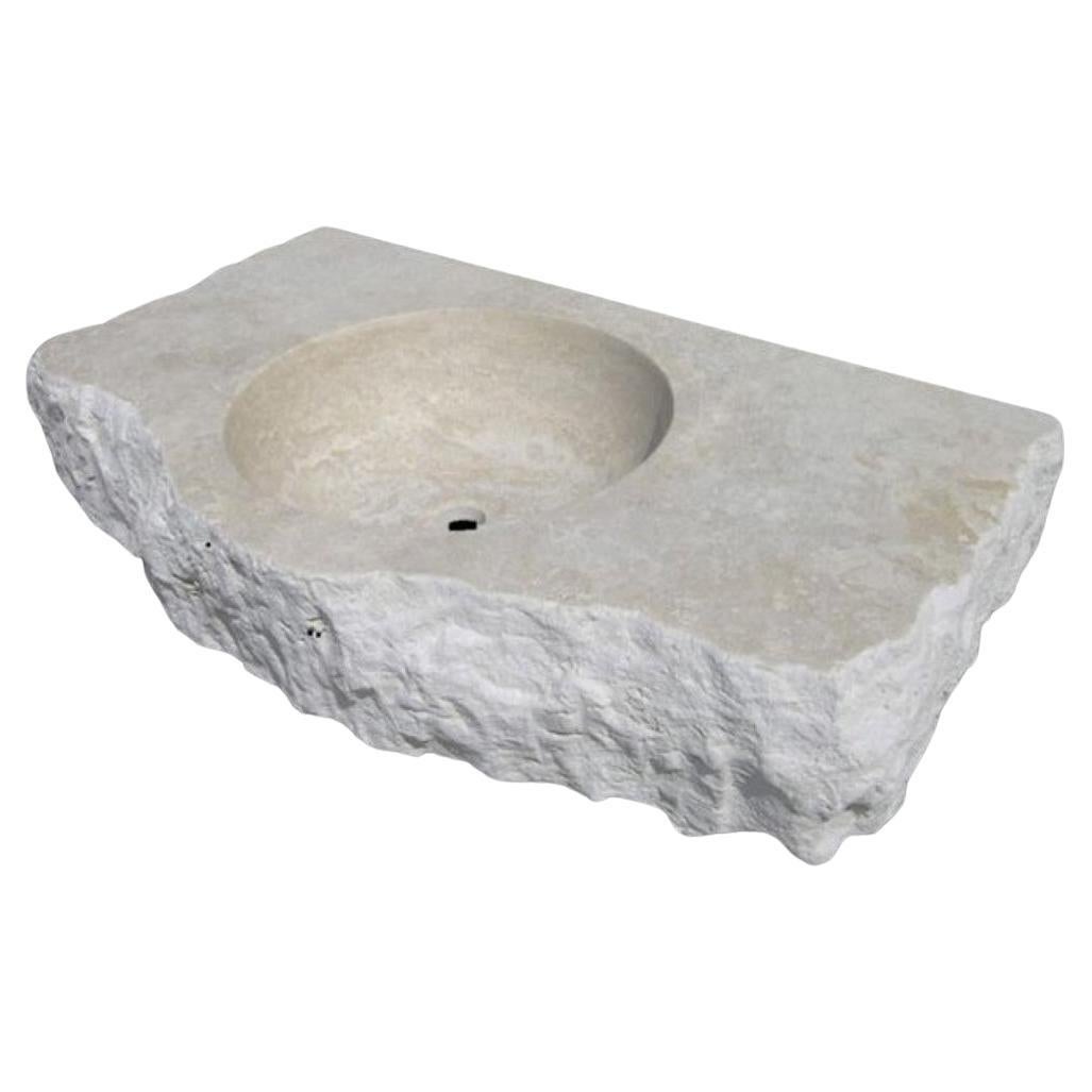 Lavabo de piedra caliza Jerusalem Gold en venta