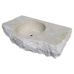 Jerusalem Gold Limestone Sink Basin