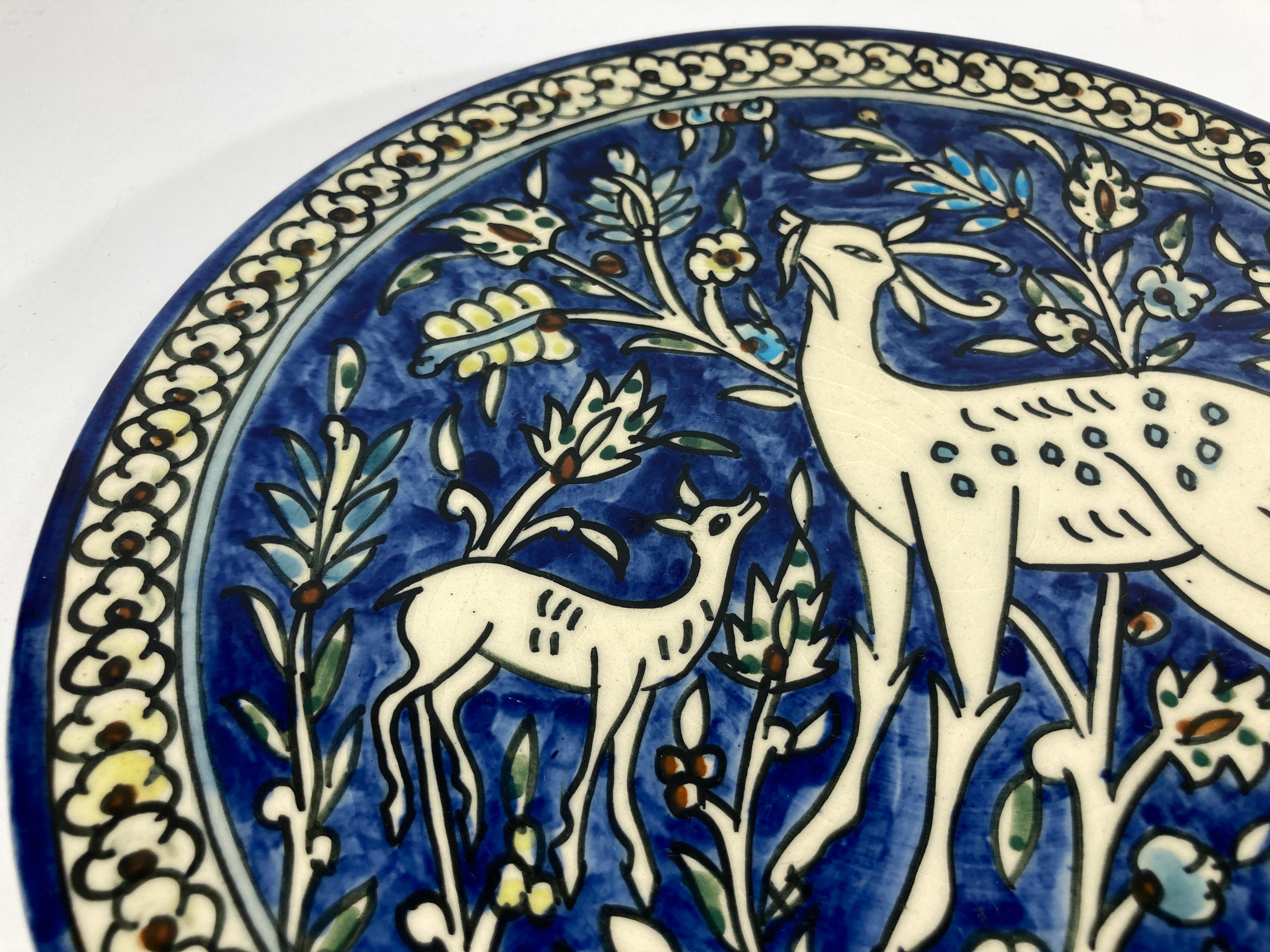 assiette originale moderne porcelaine marocaine