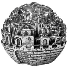 Vintage Jerusalem Sterling Sculpture Paperweight Sam Philipe