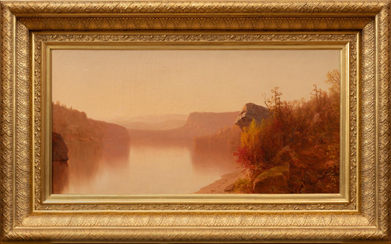 Dans sa lumineuse peinture à l'huile 
