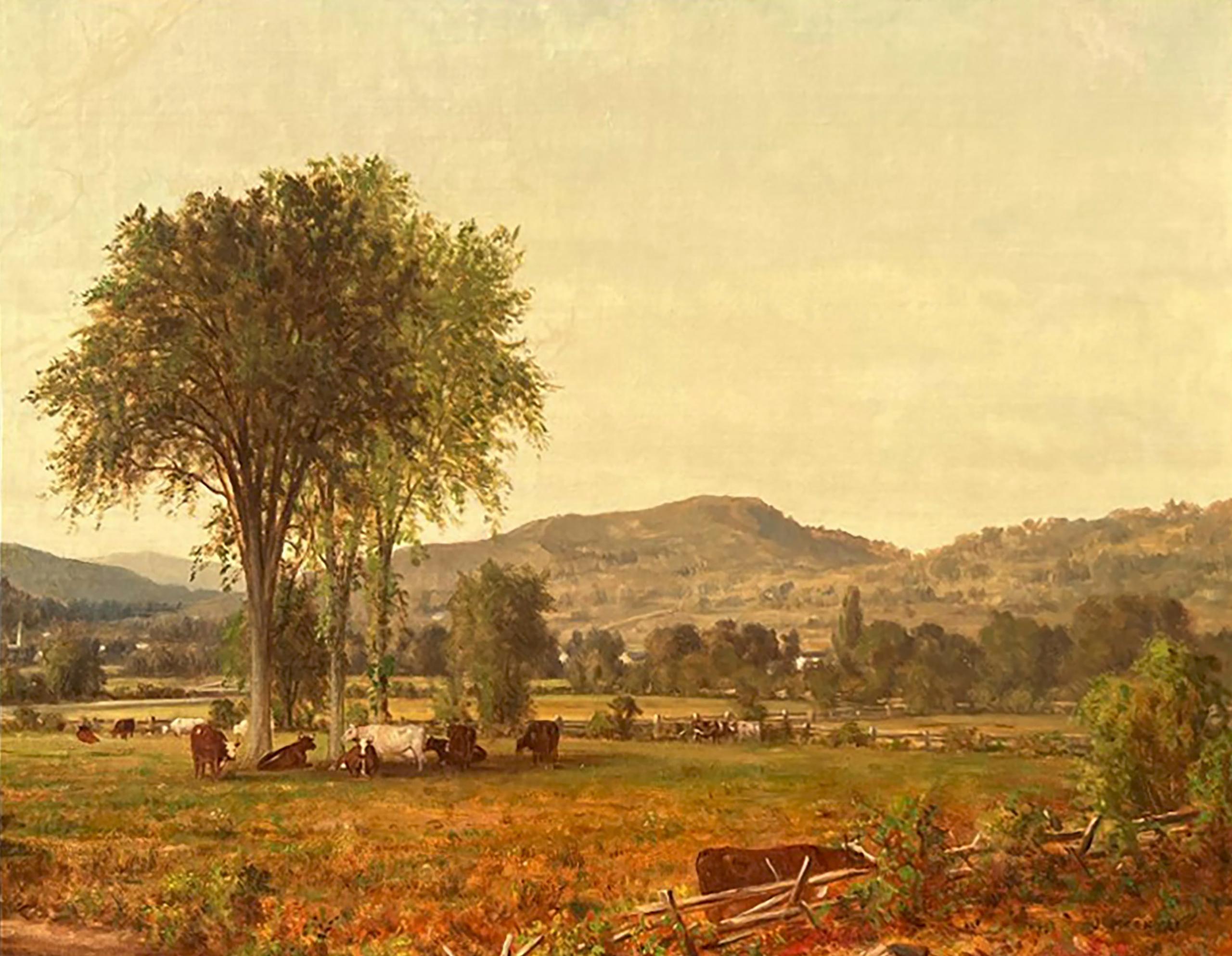 In the Hudson Valley by Jervis McEntee (American, 1828-1891) 1
