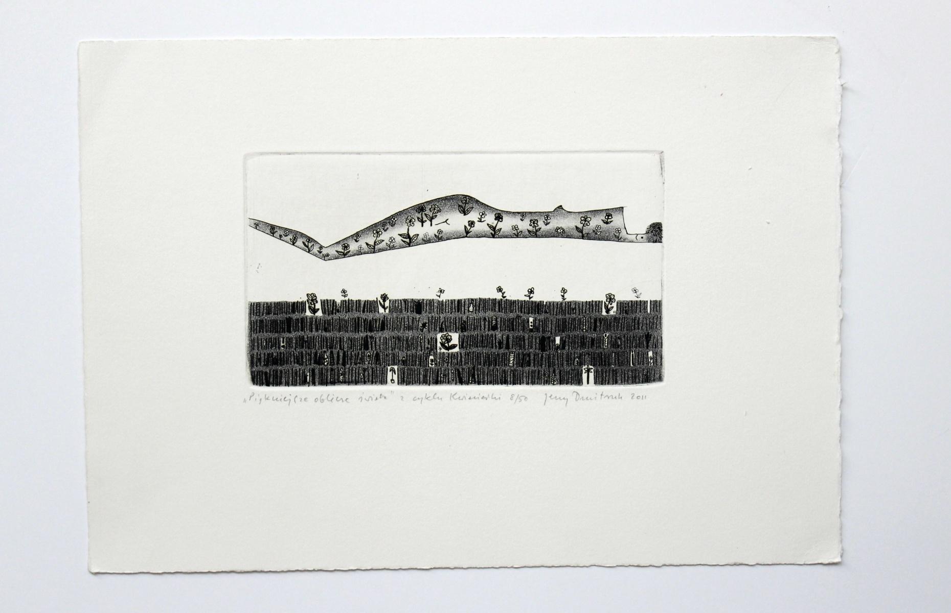 More beauitful vision of the world - XXI Century, Contemporary Graphics - Print by Jerzy Dmitruk