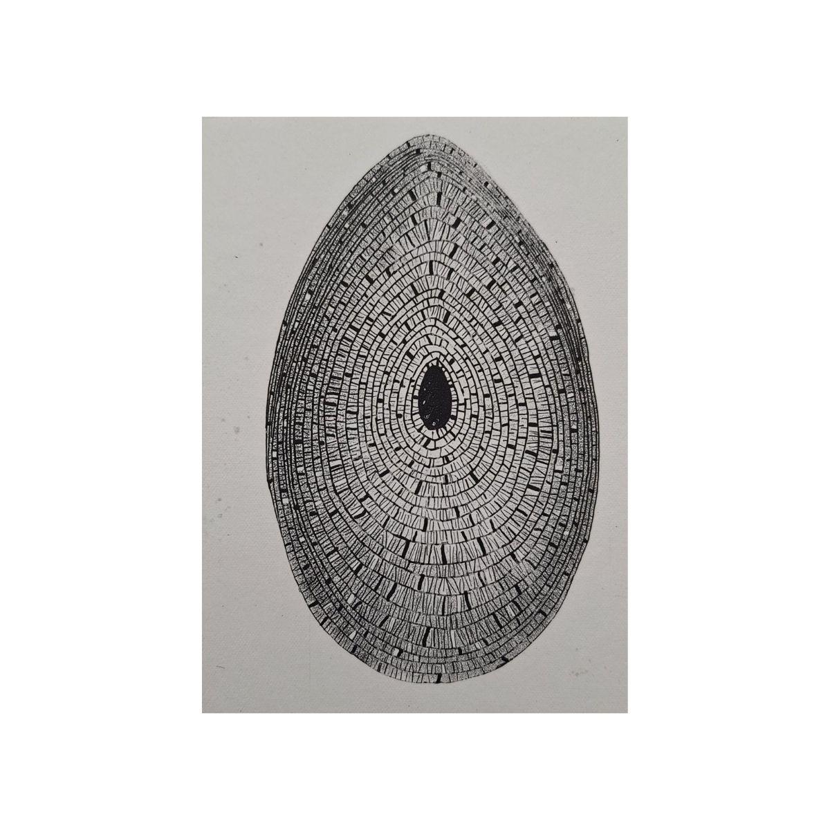 The beginning of fate - 21st Century, Contemporary Etching, Black and White