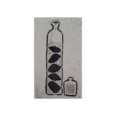 The cure for the pain of existence - 21st Century, Contemporary Etching