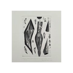 El ideal de una figura espacial - Siglo XXI, Grabado contemporáneo