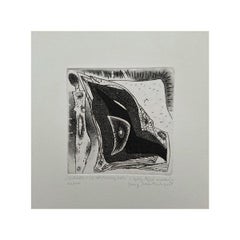 The woman and her abstractness - 21st Century, Contemporary Etching