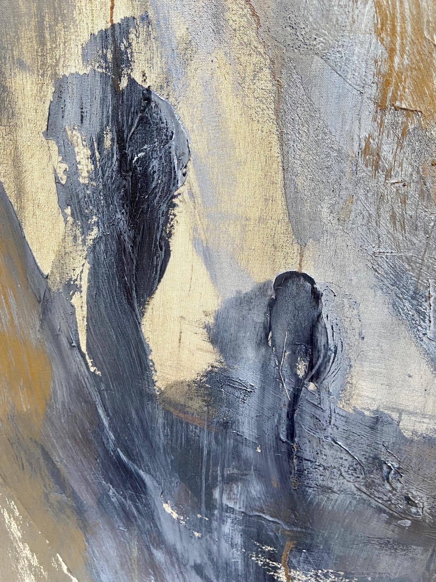 Between Light And Darkness Diptych 60x96 For Sale 1