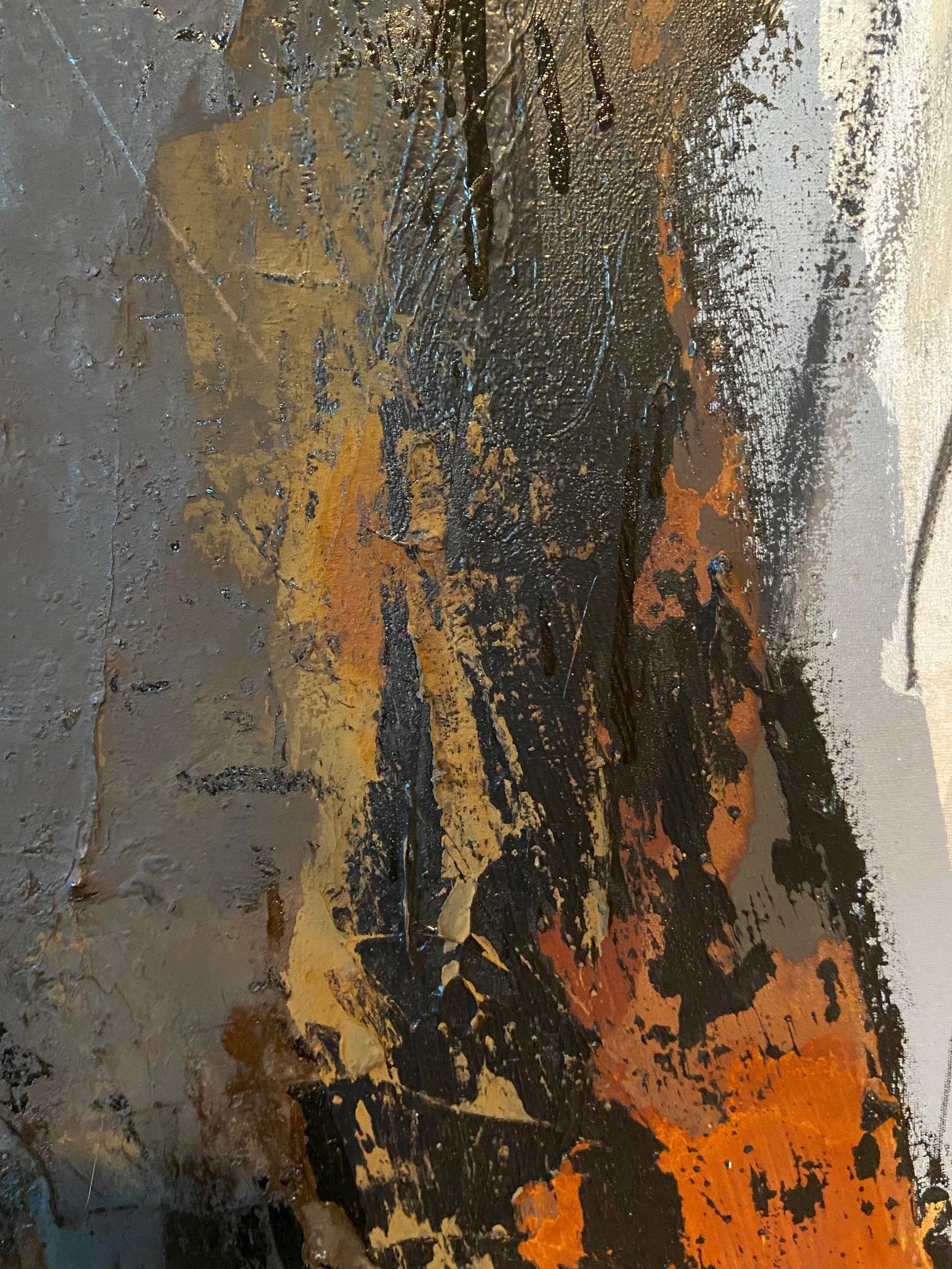 Untitled 2023 - Abstract Expressionist Painting by Jerzy Kubina