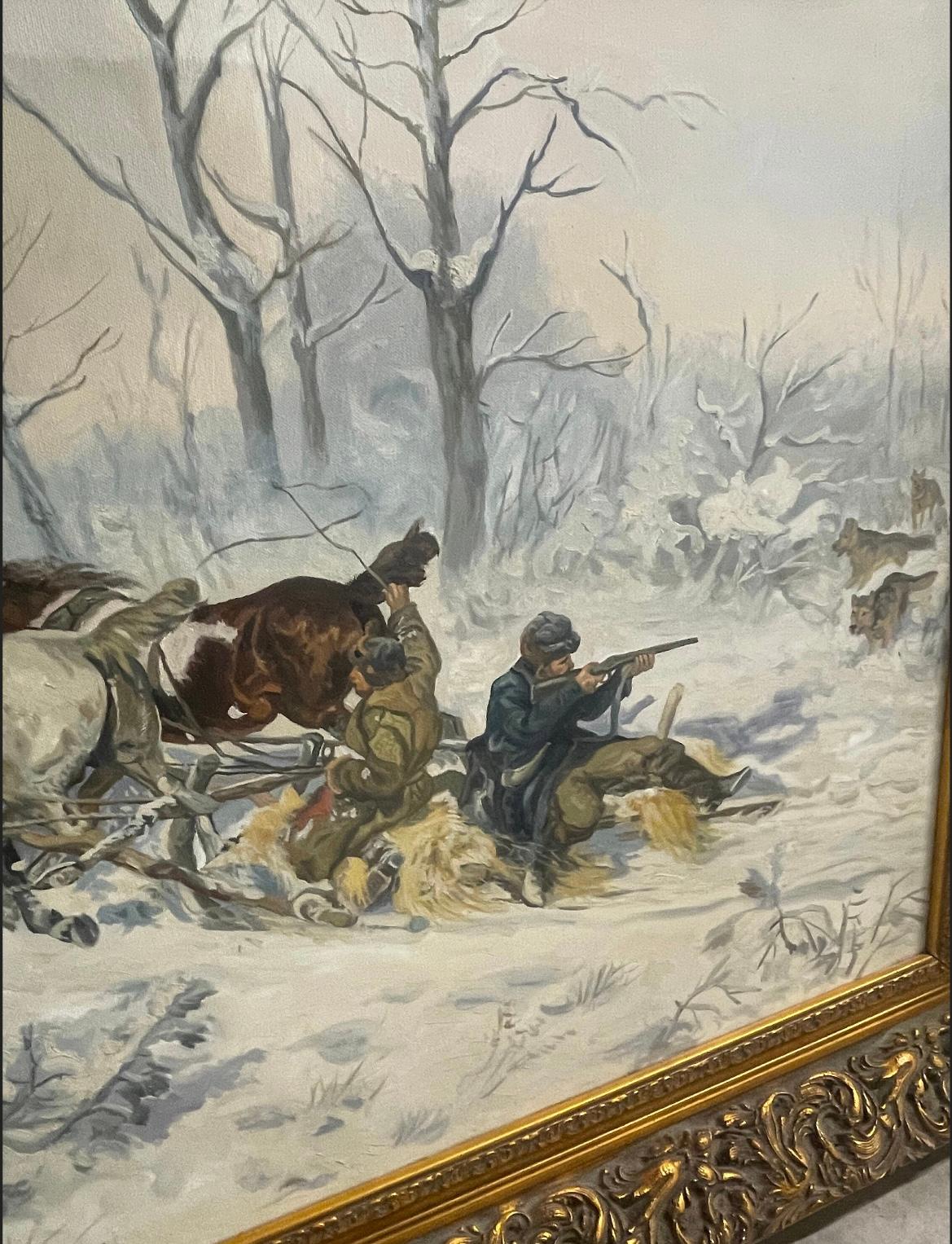 Dies ist ein Jerzy Potrzebowski Original Ölgemälde auf Leinwand. In gutem Zustand Maße 50x38
