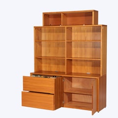 Jesper MCM Teakwood 3-Piece Modular Cabinet C1960